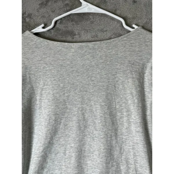 Sundance Ruched Sleeve Top Gray Romantic Boho Feminine Cottagecore XS - Image 4