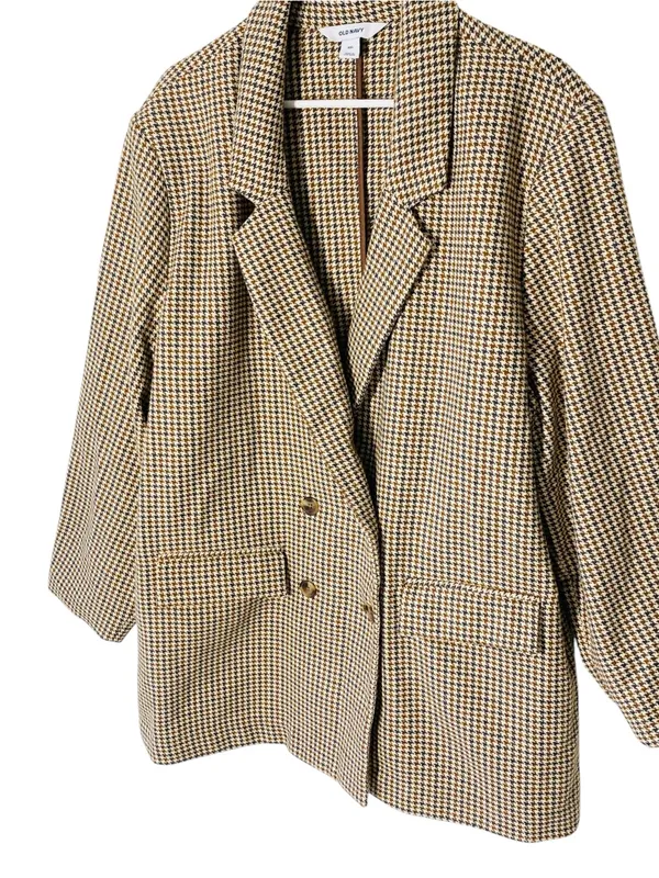OLD NAVY Houndstooth Longline Blazer - Image 3