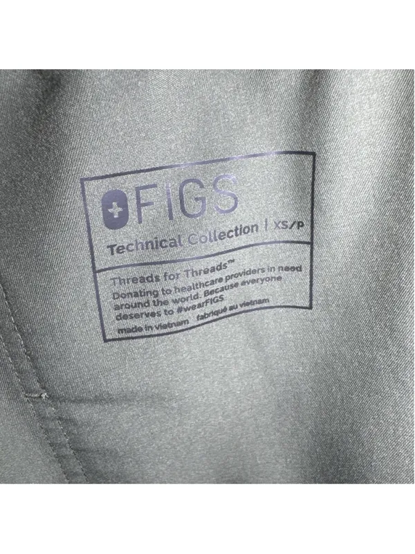 FIGS Jogger Scrub Pants XS Green Orange 26” inseam - Image 4