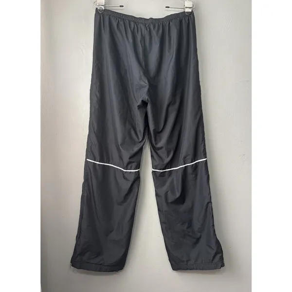 Nike Track Pants Size Medium Black Lined Gorpcore Streetwear Athletic Wind Baggy - Image 5