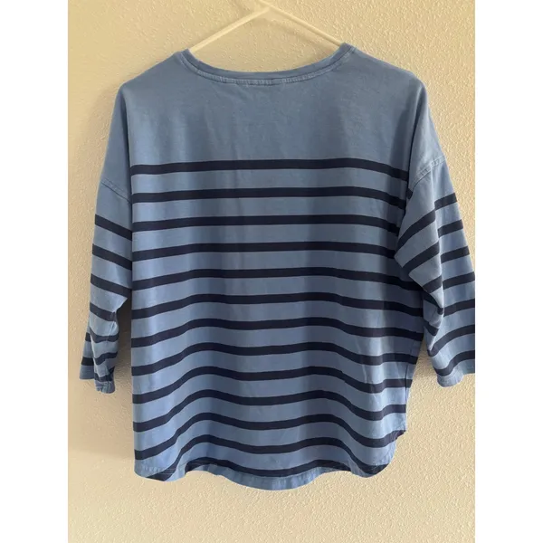 Vineyard Vines‎ Deluxe Tee Womens Medium Newport Blue Striped Coastal Beachy - Image 4