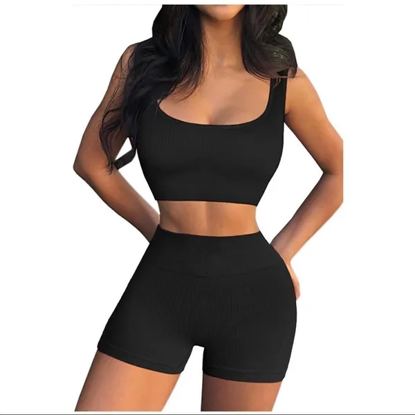 ✨ FAFOFA Workout Sets✨ Black Size L - Image 3