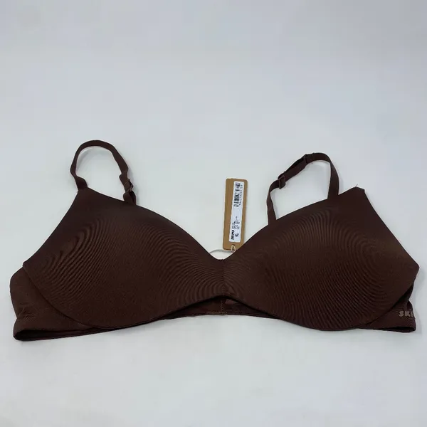 NWT SKIMS Wireless Form lightly lined Bra‎ Cocoa Size 34B - Image 6