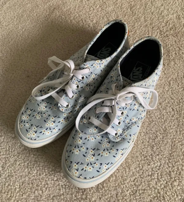 Vans Blue Floral - Image 2