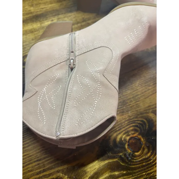 Maurices‎ Pale Pink Western Cowgirl Boots Size 10 - Image 5