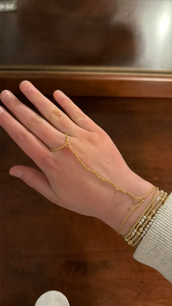 evry jewels hand chain Gold - Image 3