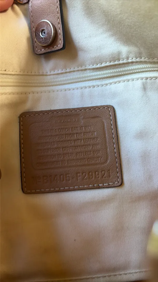 2014 Coach Hadley Variegated Duffel Bag w 2 Tags - Image 6