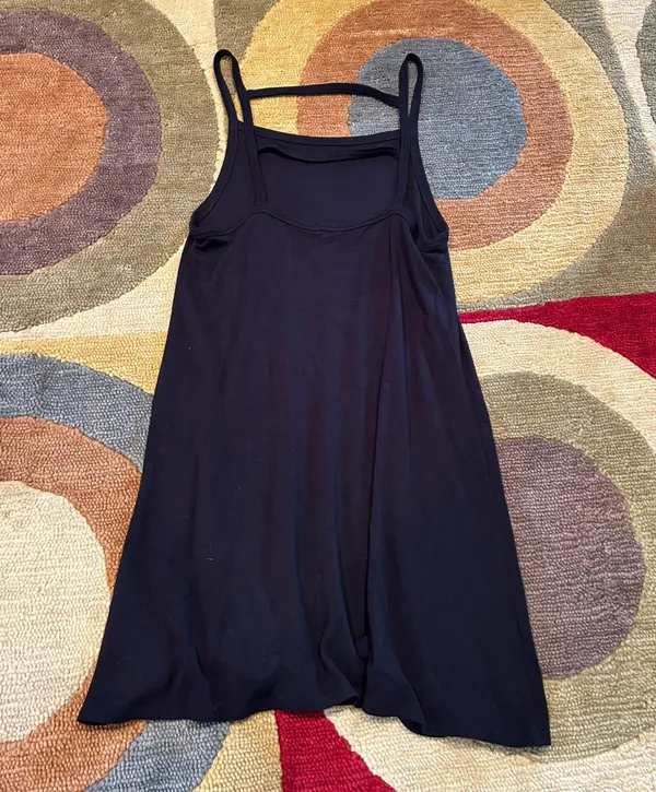 Garage Clothing Black Sleeveless Cage Back Cutout Stretchy Dress Sundress Medium - Image 2