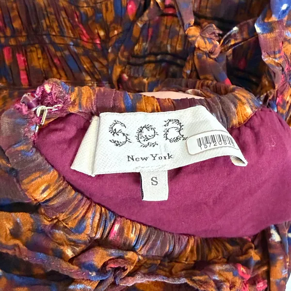 Sea New York Ilana Ikat Floral Dress Prairie Size Small - Image 8