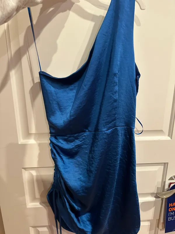 Glam Royal blue one shoulder size small boutique dress ( brand) - Image 6