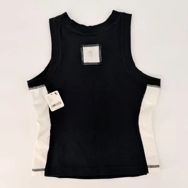 FP Movement Free People Colorblock Active Tank Top Black White Size Small NWT - Image 3