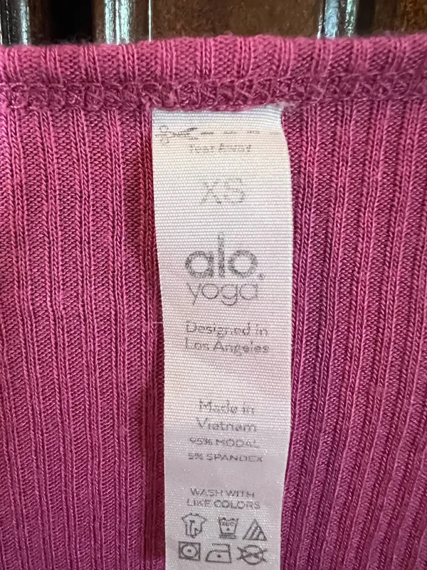 Alo Long Sleeve Yoga Top - Image 3
