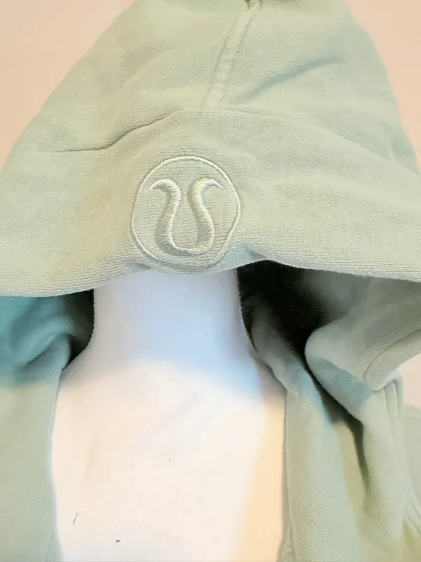 Lululemon Oversized Full-Zip Hoodie Scuba size xs/s in green/gold - Image 8