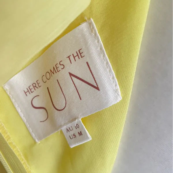 Selfie Leslie Provence Bloom Tiered Maxi Dress in Yellow Medium - Image 6