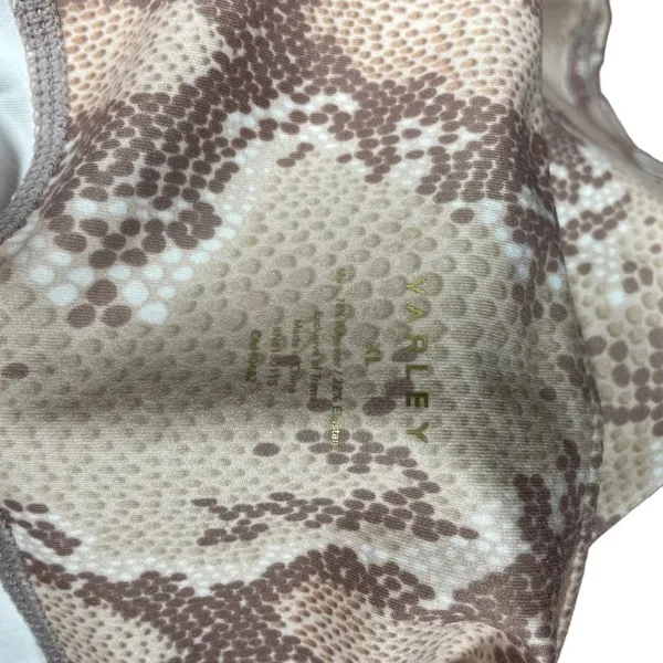 Varley Albury Bike Shorts Champagne Snake‎ Print Size XL - Image 7