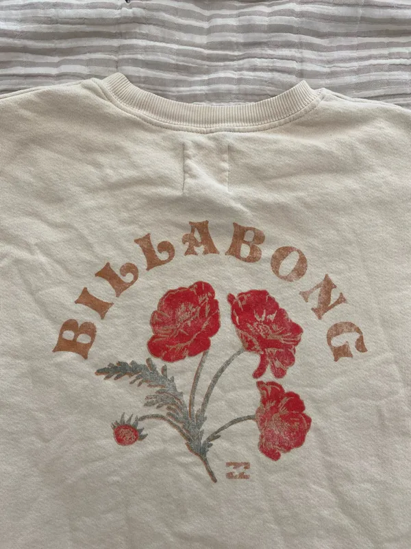 billabong crewneck cream - Image 5