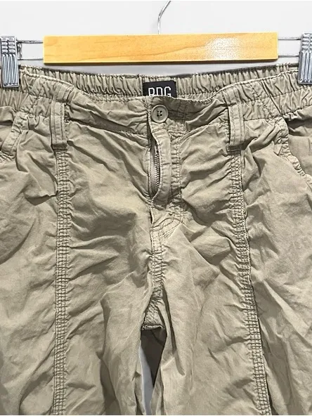 BDG Y2K Low Rise Baggy Cargo Pants Olive Khaki Size M - Image 6