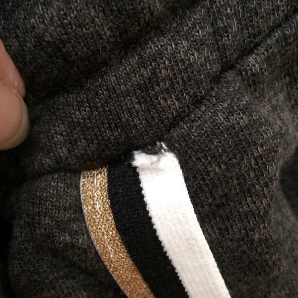 Sundry Metallic Side Stripe Split Hem Sweatpants - Image 7