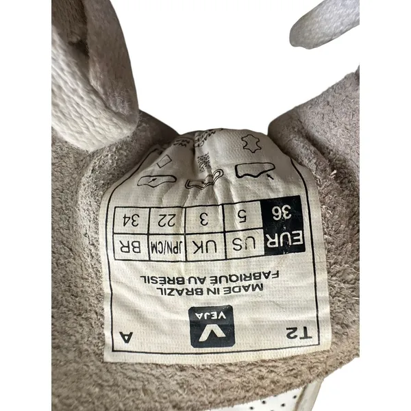 Veja V-10 Leather White Black sneaker size 5 - Image 7