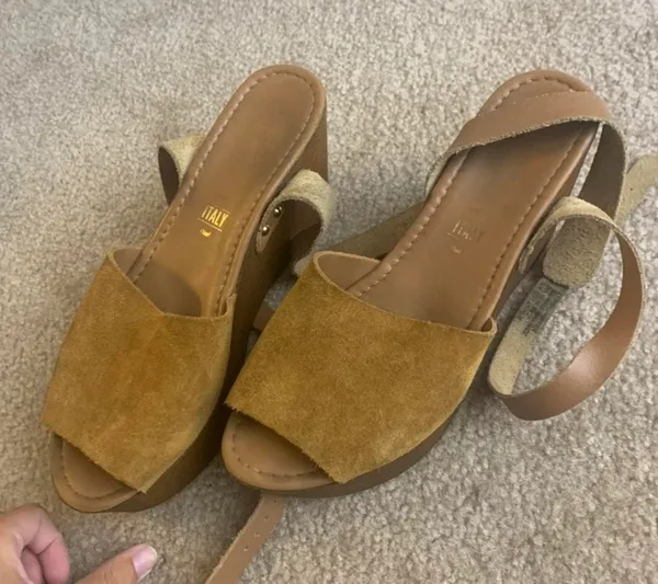 Brown Platforms Wedges - Image 2