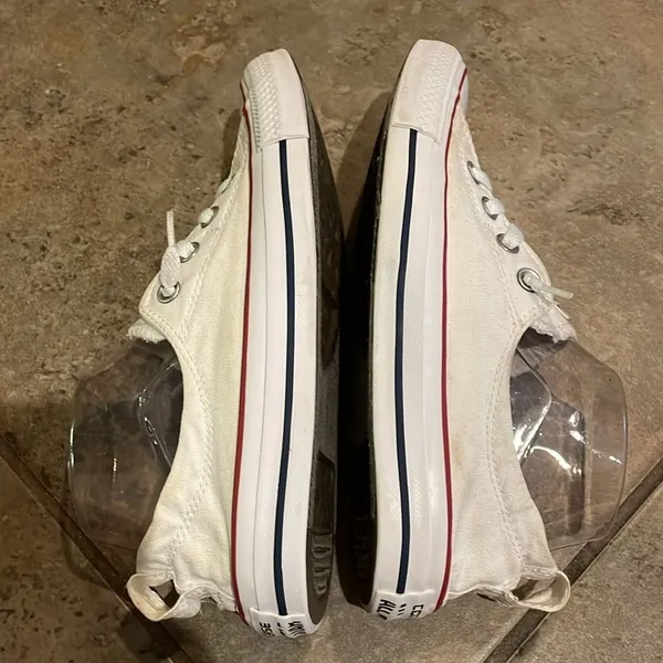 Converse Chuck Taylor All Star White Shorline Slip-onSneaker Shoes Womens Size 8 - Image 8