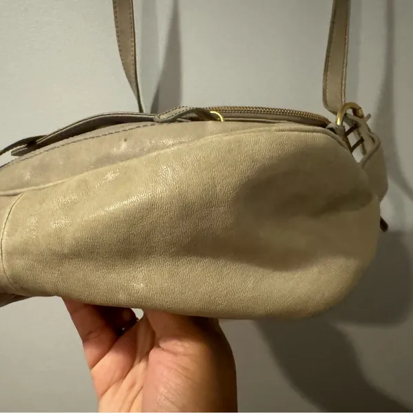 Marc Marc Jacobs Handbag Pedal to Metal Natasha‎ Crossbody Shoulder Bag Beige - Image 10