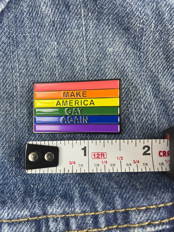 LGBTQ MAGA Enamel Pin Multiple - Image 2