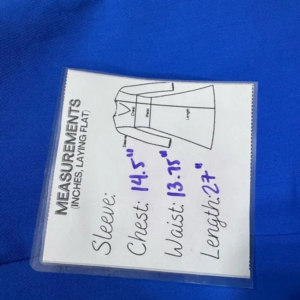 A new day mini A line dress blue‎ size 4 - Image 10