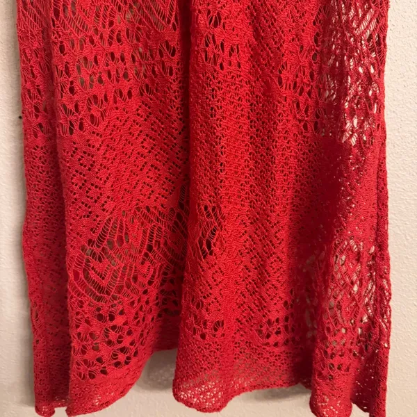 FREE PEOPLE Crochet‎ Back Tie Up Tank - Image 2
