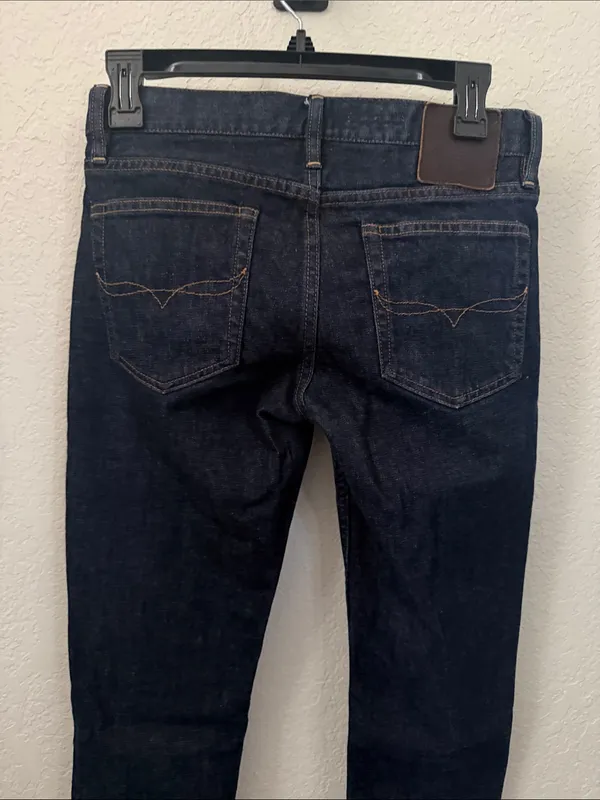 Ralph Lauren RL Stacked Skinny Jeans Dark Wash Indigo Denim Size‎ 28 - Image 9