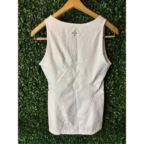 Tommie Copper Women's White Lower Back Support Tank Large NWOT - Image 4