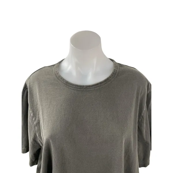 Madewell All Day Tee Oversized Gray Short Sleeve Crew Neck Boxy T-Shirt Top XL - Image 2
