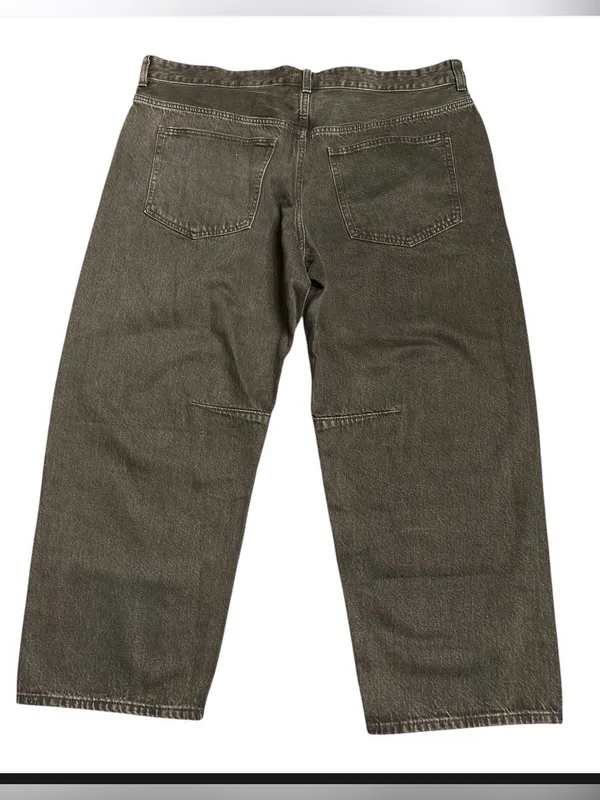 Madewell The Darted Barrel-Leg Jean button fly washed black NW235 Size 33 NWT - Image 6