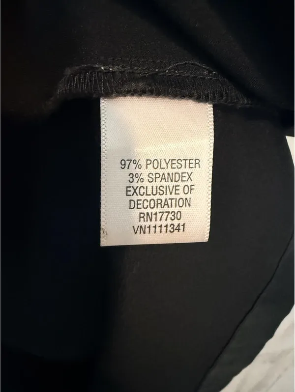 Converse One Star Women's Small Black Satin Dress - Image 6