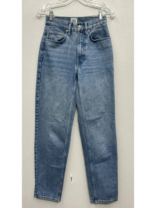 BDG Urban Outfitters High Rise Baggy Jeans Women’s Size 24 Blue 24x31 Grunge - Image 4