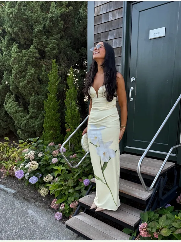 Katie May Ursula Gown in Butter Floral - Image 2