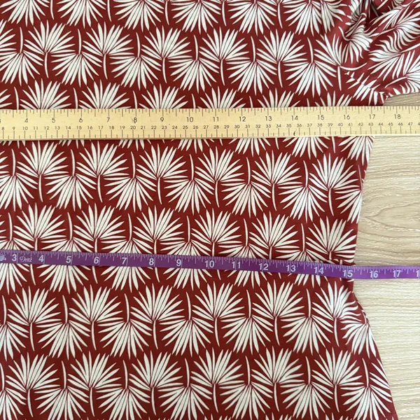 Boden US 8 NEW Lucie Brown/White Palm Leaf Print Mini‎ Dress - Image 8