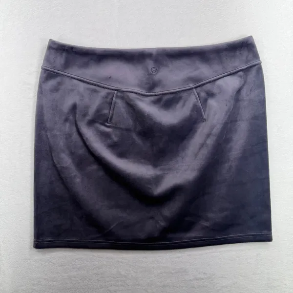 lululemon XL Scuba High Rise Mini Skirt Velvet Nightfall Purple Nulu W8AL9S - Image 6