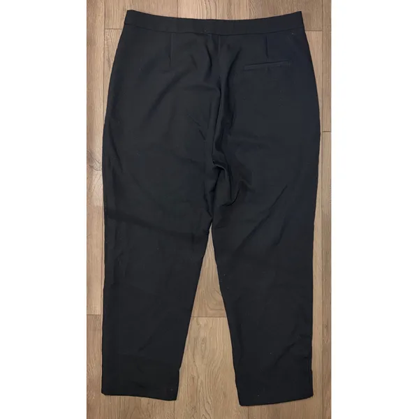 Pre-Owned Zara Straight Leg Black Dress Pants Trousers Women's Plus Size XXL - Image 2