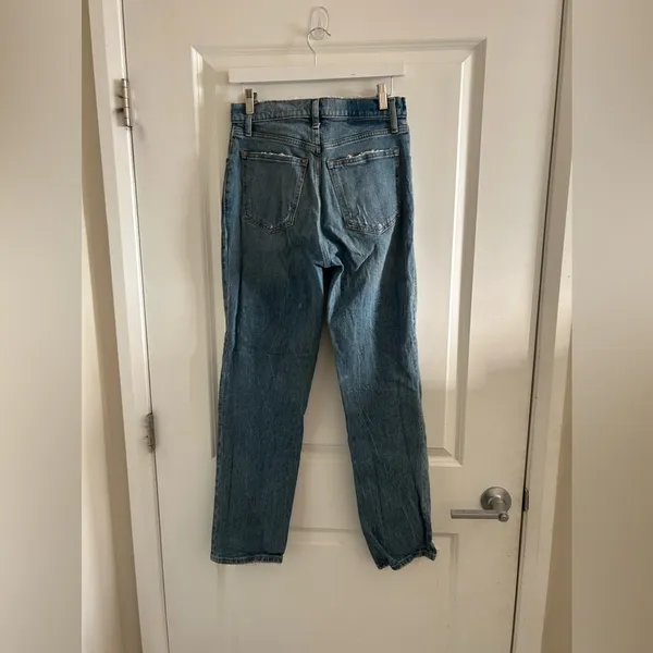 Abercrombie & Fitch Blue Straight Leg Jeans - Image 5
