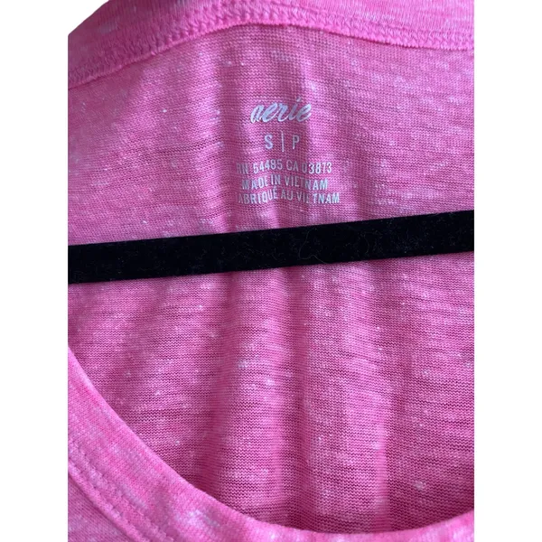 aerie Easy Knit Cover Up Dress Pink Size Small - Image 3