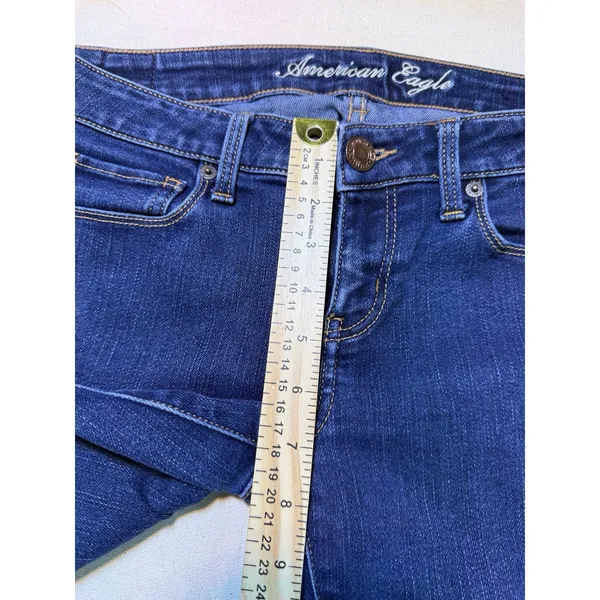 American Eagle Super Stretch X Skinny Denim Jeans Size 10 (C20) - Image 3