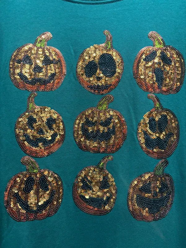Pumpkin sweatshirt Green Size M - Image 2
