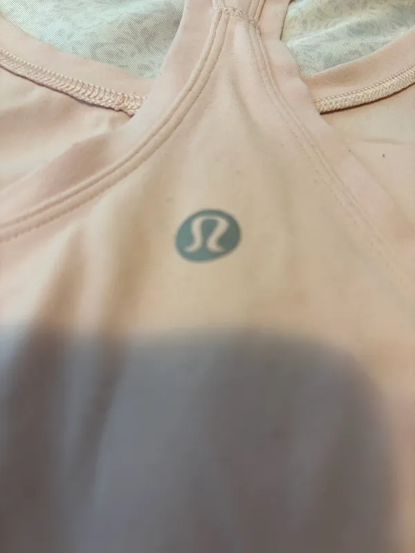 Lululemon light pink racer back tank top  - Image 4