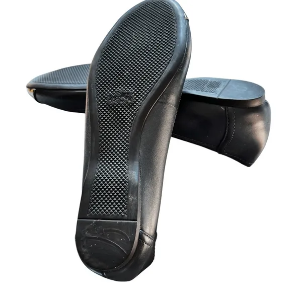 Coach Flats‎ Women's Black Mirror Metallic Chelsea Cap Toe Classic Sophisticated - Image 5