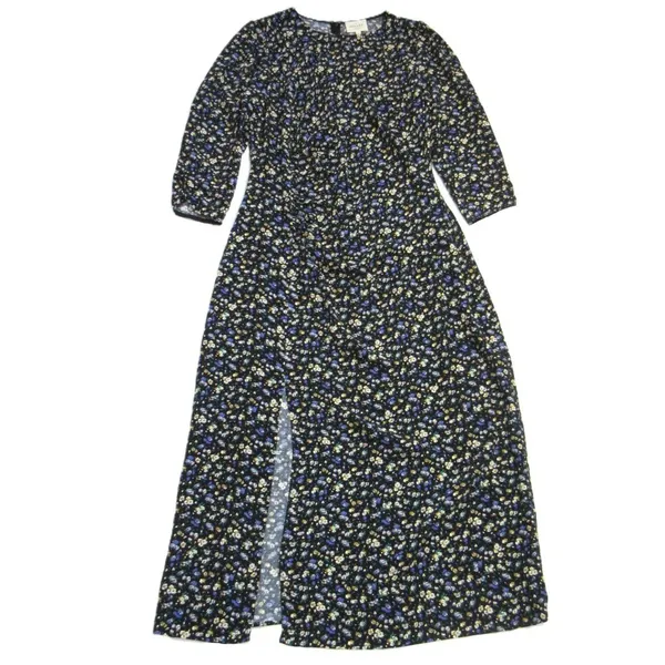 NWT Sezane Themis Midi in Liberta Floral Lightweight Side Slit Dress 42 / US 10 - Image 3