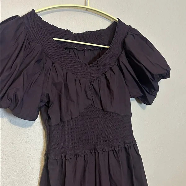 ALC Frank Adena Puff Sleeve Dress Medjool, Size 6 - Image 5