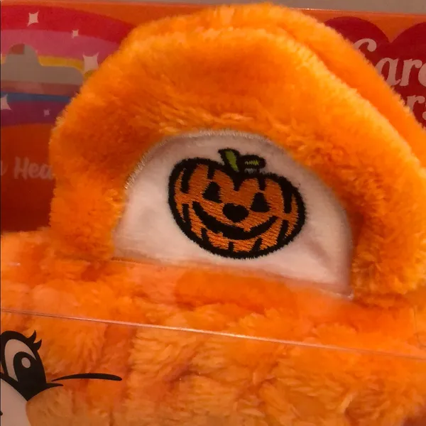 Care Bears nwt Orange Fuzzy spa Headband with Pumpkin trick or sweet bear - Image 2