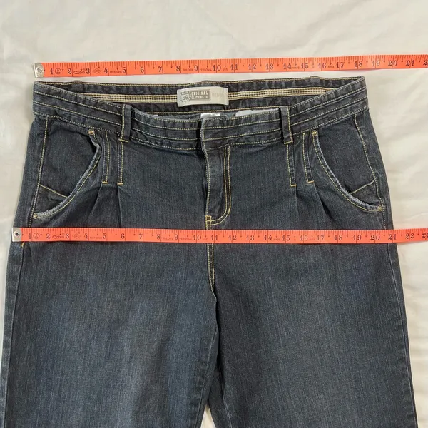 VTG Route 66 Jeans Women Juniors 14/15 Wide Leg Distressed Y2K Skater 90s Retro - Image 6