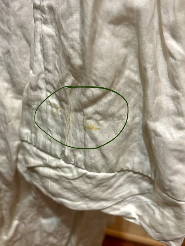 Worth Elegant White Coat Size L - Image 6